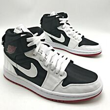 Nike Air Jordan 1 Mid SE Utility Canvas White Black Women's Shoes DD9338-016