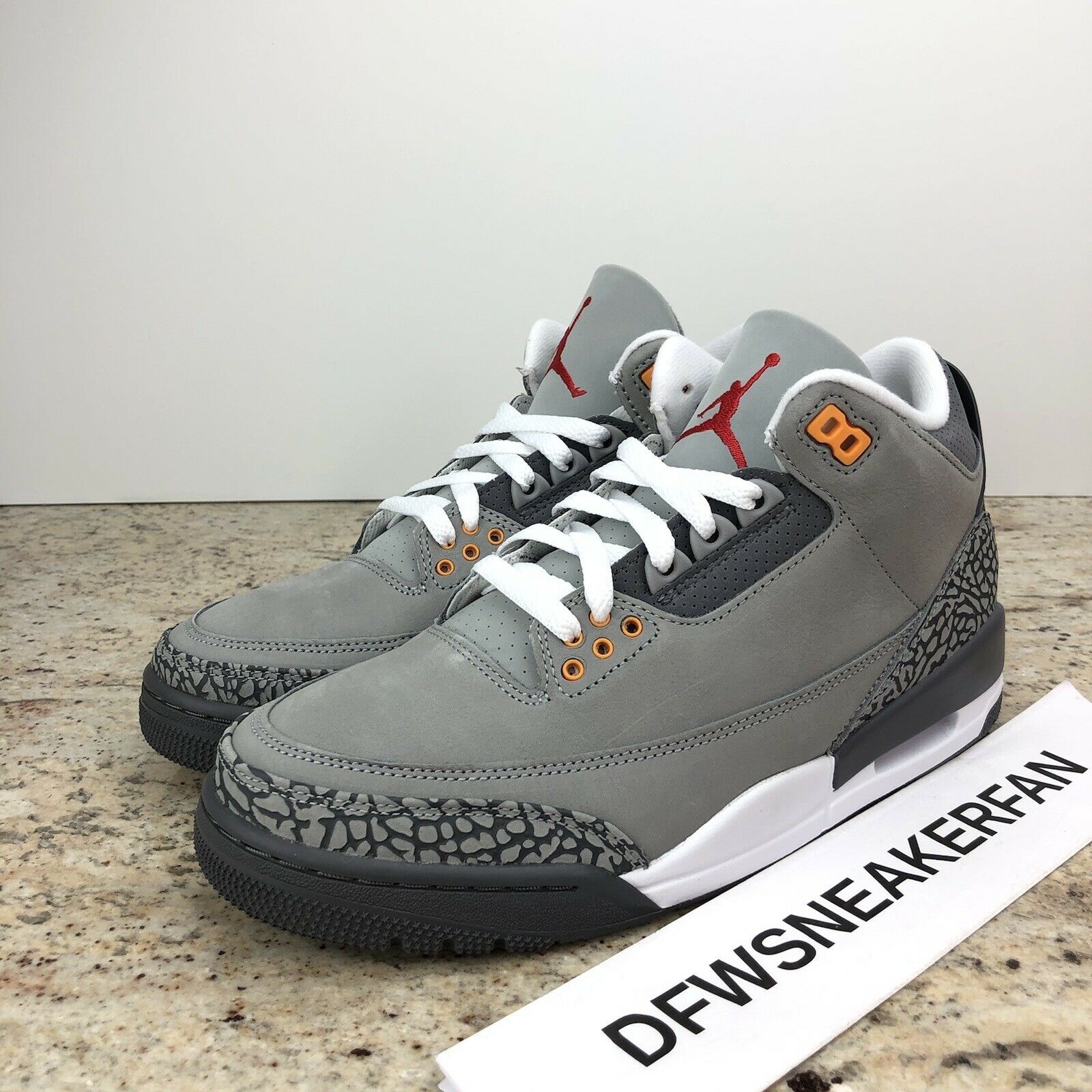 Nike Air Jordan 3 Cool Grey 2021 CT8532-012 Men's 10.5 Shoes