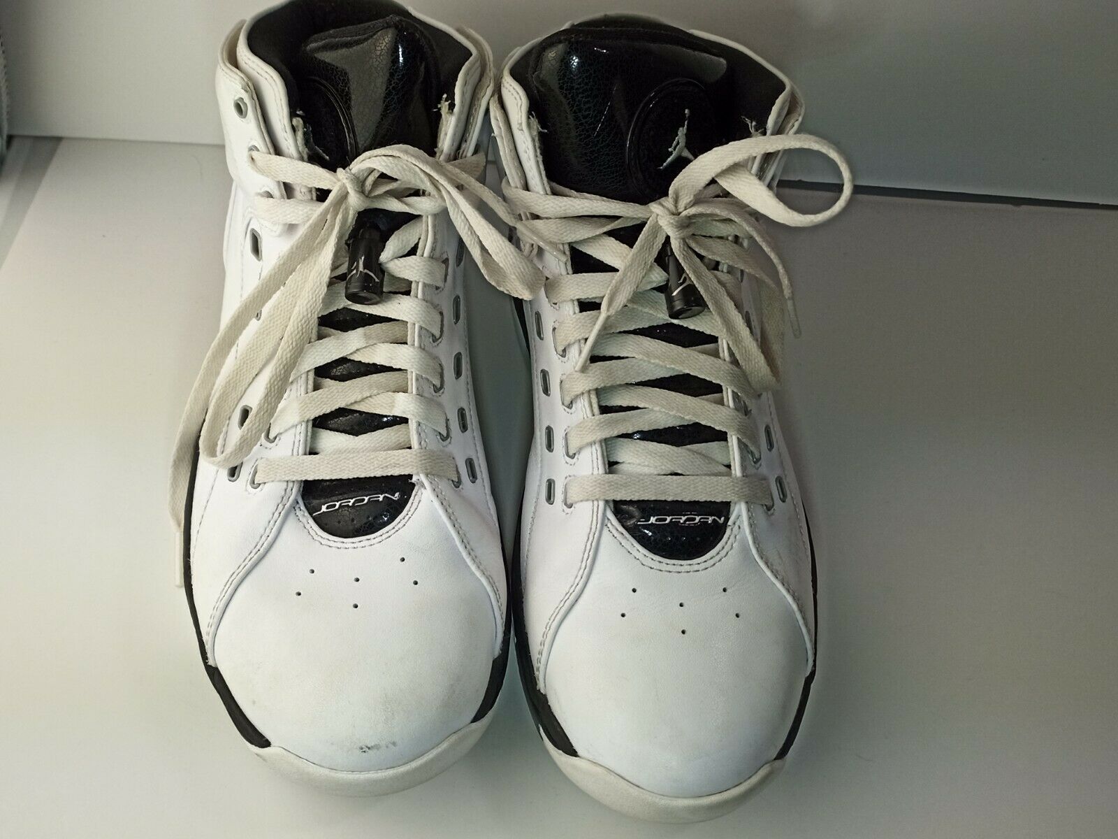 Nike Air Jordan Old School 317223-113 Men's Size 9.5 White Black Grey Shoes