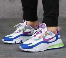 Nike Air Max 270 React EASTER White Purple CW0630-100 Men's Running Casual Shoes