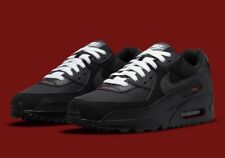 Nike Air Max 90 Shoes Black White Sport Red DC9388-002 Men's Multi Size NEW