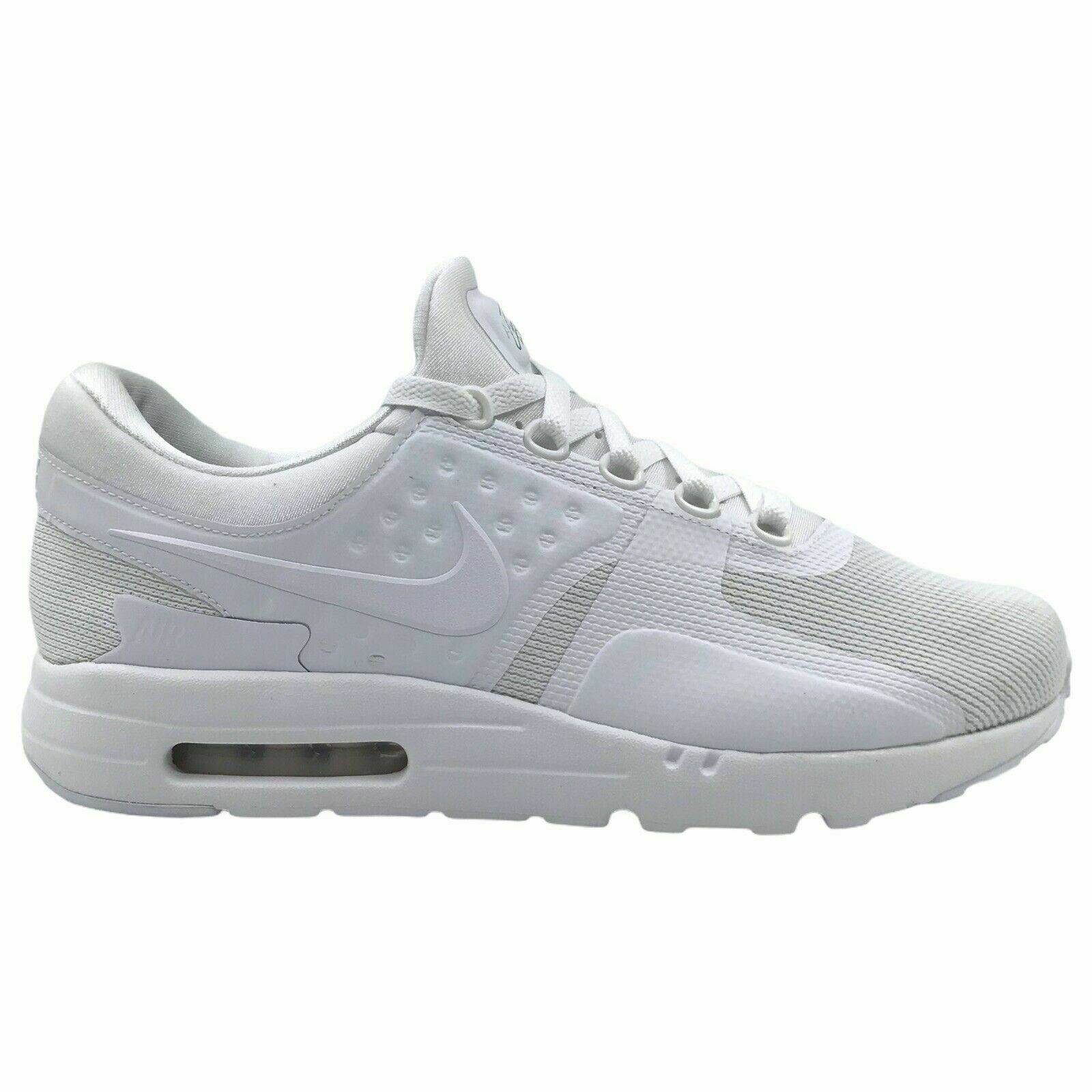 Nike Air Max Zero Essential Shoes White Wolf Grey 876070-100 Men Size US 12
