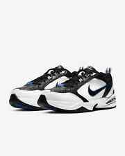 Nike Air Monarch IV Shoes White Black Blue 415445-002 Men's NEW