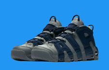 Nike Air More Uptempo '96 Shoes Cool Gray Blue White 921948-003 Men's Size NEW