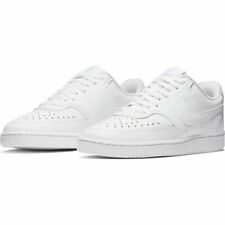 Nike COURT VISION LOW Womens All White CD5434-100 Low Top Lace Up Sneaker Shoes