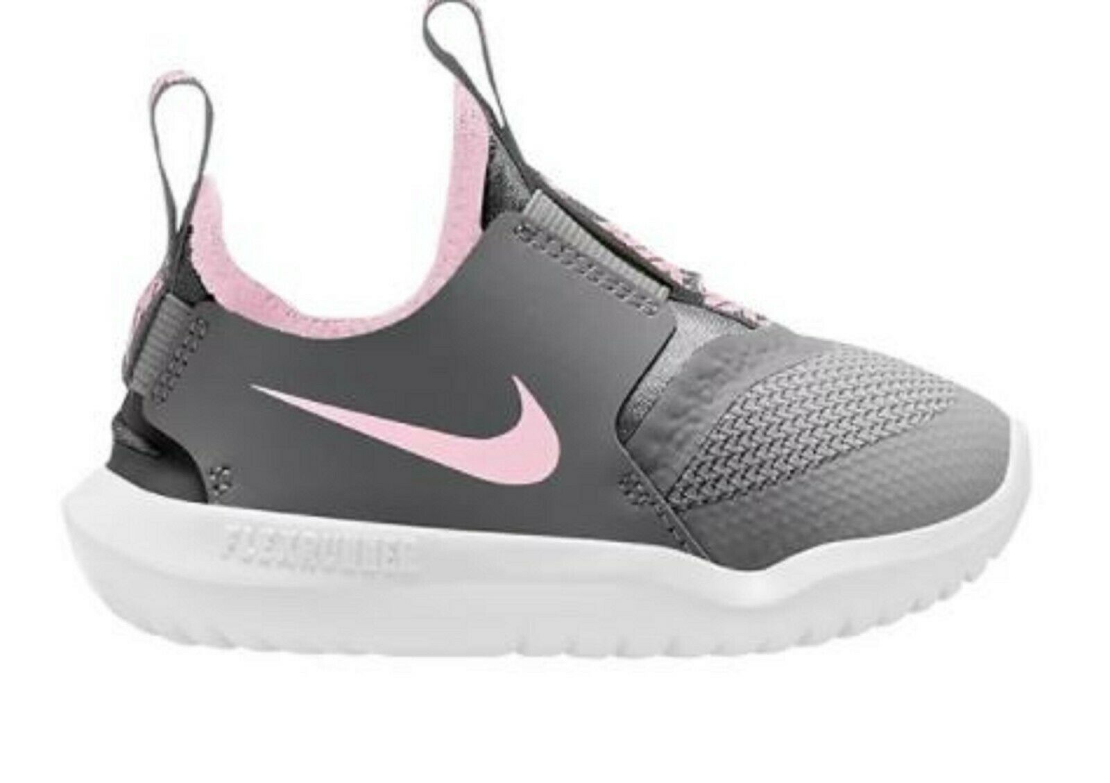 Nike Flex Runner Infant Girl’s Tennis Athletic Shoes Sneaker Size 3C Grey Pink