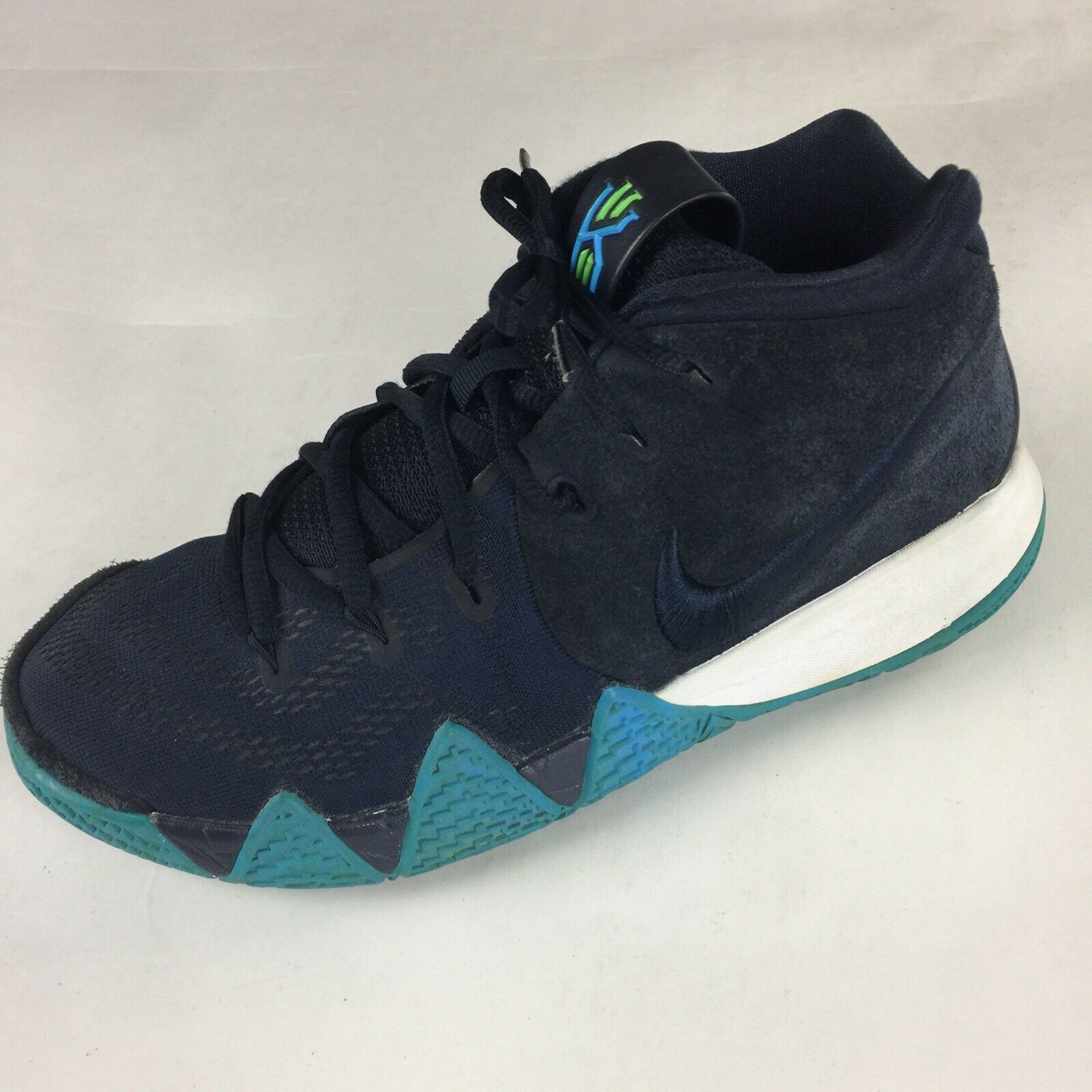 Nike Kyrie 4 GS Dark Obsidian Black Basketball Shoes AA2897-401 Youth Size 5.5Y