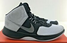 NIKE Mens Air Precision Basketball Shoe 898455 102 White / Grey / Black