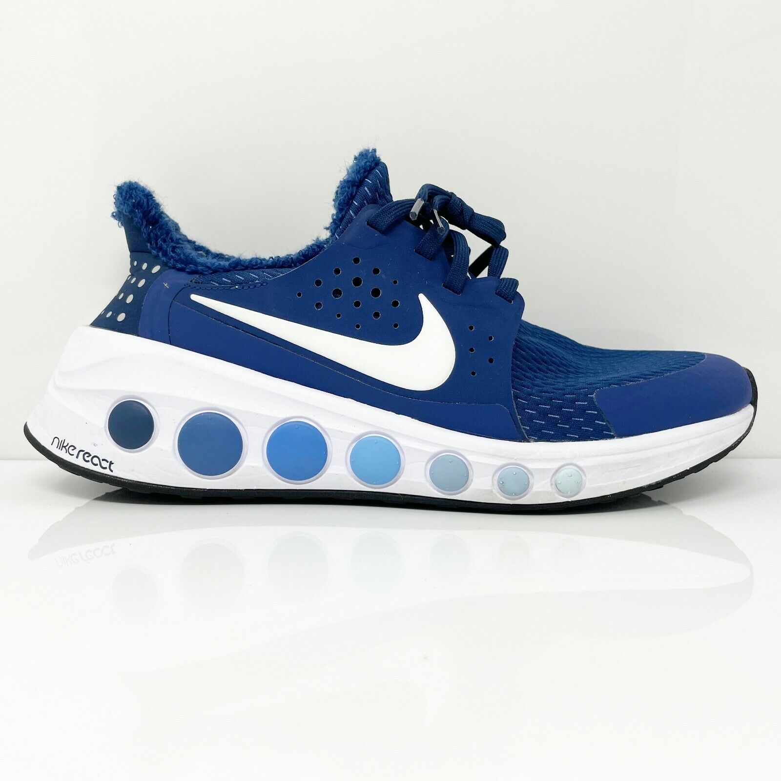 Nike Mens Cruzrone CD7307-400 Blue White Running Shoes Sneakers Size 9.5
