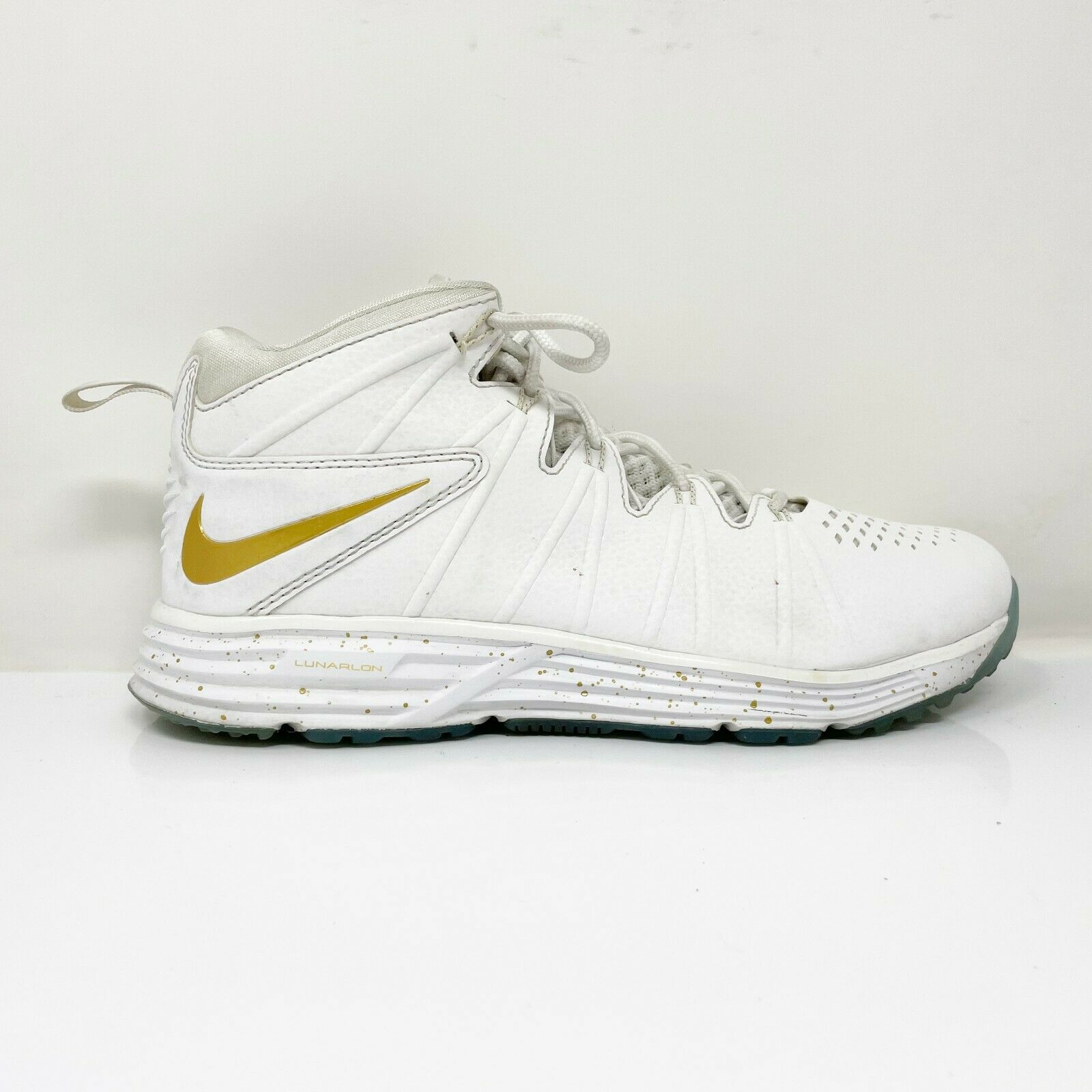 Nike Mens Huarache 4 684699-170 White Basketball Shoes Sneakers Size 8
