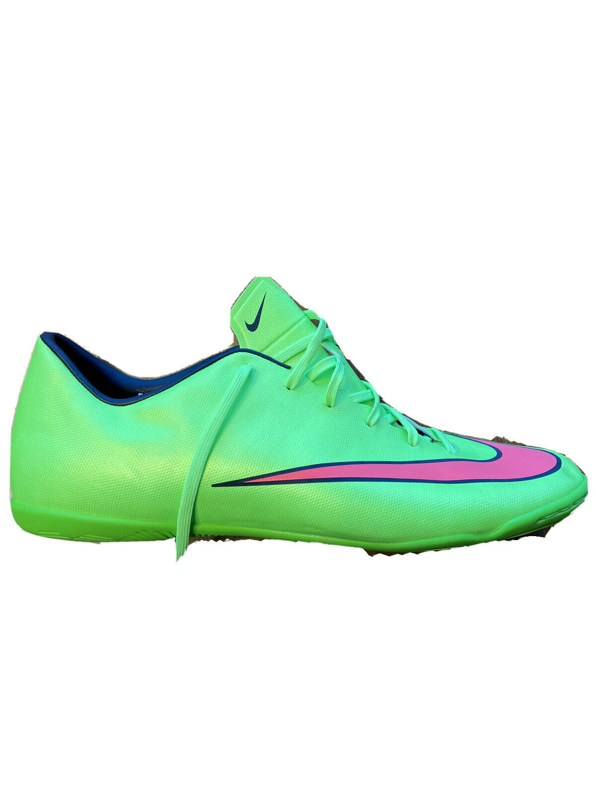 Nike Mens Size 12 Mercurial Victory V IC 651635 360 Green Indoor Soccer Shoes