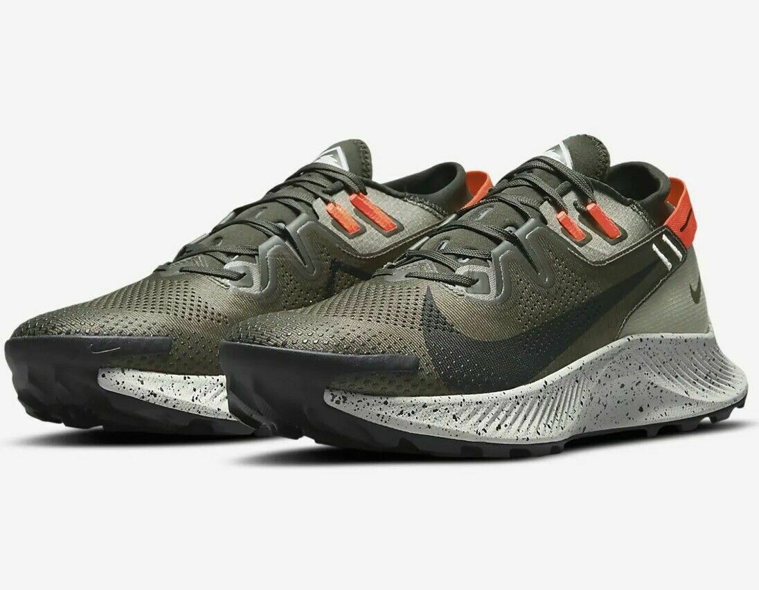 Nike Pegasus Trail 2 Cargo Khaki Olive Green Running Shoes CK4305-301 Mens Sz 9