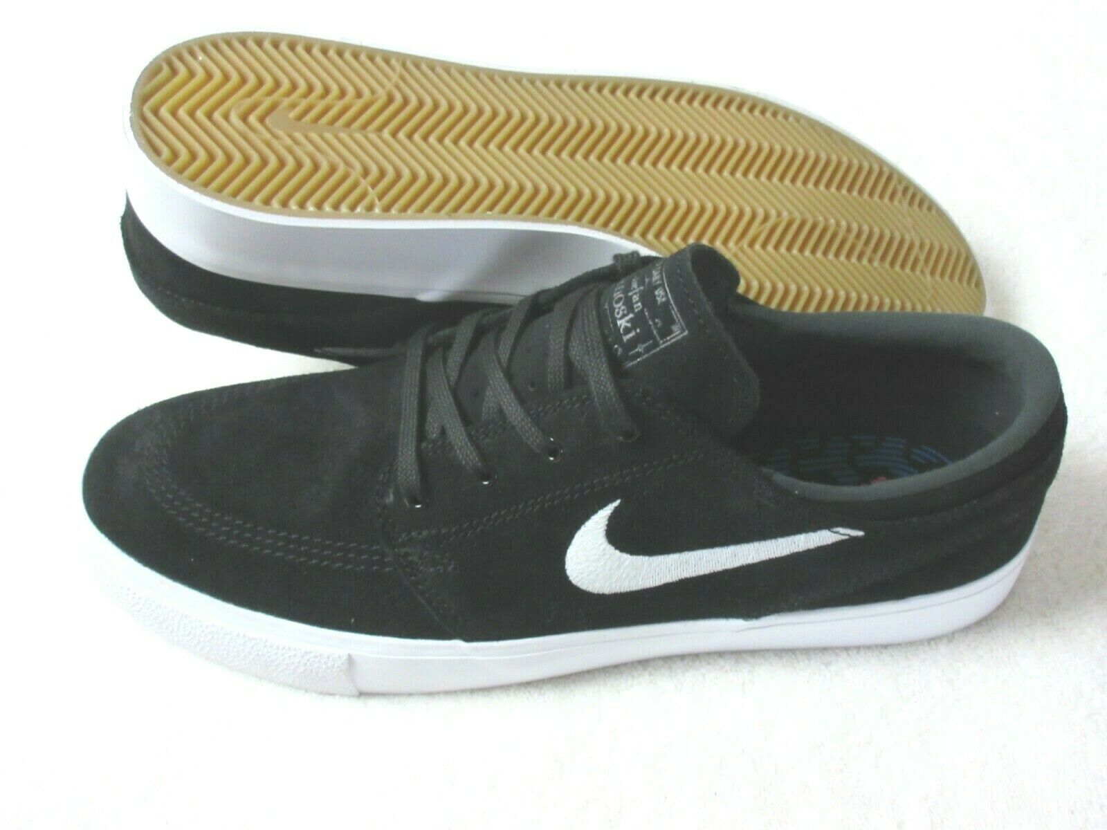 Nike SB Men's Zoom Janoski RM Suede Skate Shoes Black White Grey Size 10 NEW