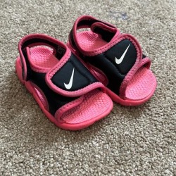 Nike Shoes | Baby Nike Sandals | Color: Black/Pink | Size: 3bb