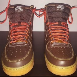 Nike Shoes | Boys Size 7 Airforce1 | Color: Brown | Size: 7bb