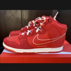 Nike Shoes | Dunk High First Use | Color: Red | Size: 10