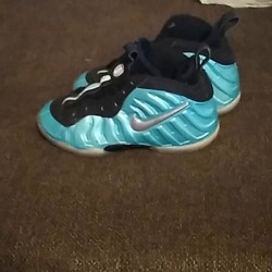 Nike Shoes | Girls Size 2.5 Nike Foamposites | Color: Green | Size: 2.5