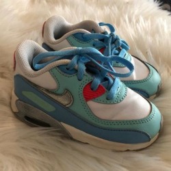 Nike Shoes | Infant Girls Nikes | Color: Blue/Orange | Size: 7bb