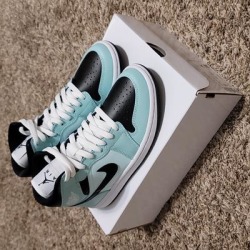Nike Shoes | Jordan 1 Mid Wmns Air Size 7 Women | Color: Blue/Green | Size: 7