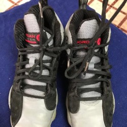 Nike Shoes | Jordan Boys High Top Sneakers | Color: Black/Gray | Size: 6bb