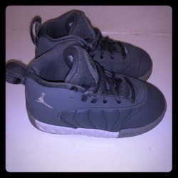 Nike Shoes | Jordan Jumpman Pro Grey Boys Basketball Shoes | Color: Gray/White | Size: 7bb