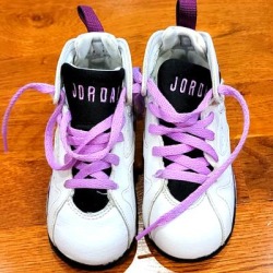 Nike Shoes | Jordan Kids Sneakers | Color: Purple/White | Size: 8c