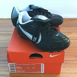Nike Shoes | Junior Nike Premiere Ii Soccer Cleats Size 10c | Color: Black | Size: 10b