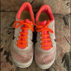 Nike Shoes | Ladies Nike Sneakers | Color: Orange/Red | Size: 10