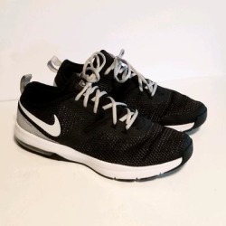 Nike Shoes | Las Vegas Raiders Nikeair Max Shoes Size 12 | Color: Black/Silver | Size: 12
