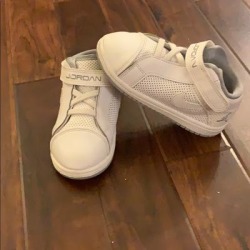 Nike Shoes | Little Boys Nike Jordans | Color: White | Size: 8b