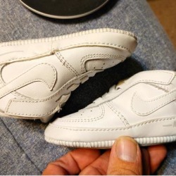 Nike Shoes | Newborn Nike Hightops | Color: White | Size: 3bb