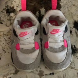 Nike Shoes | Newborn Nike Walking Shoes Size 4 | Color: Pink/White | Size: 4bb