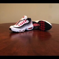 Nike Shoes | Nike Air Max 95 Qs Sneaker | Color: Red/White | Size: 9