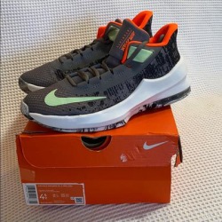 Nike Shoes | Nike Air Max Infuriate 2 Mid Boys Basketball Shoes | Color: Gray/Green | Size: 4.5bb