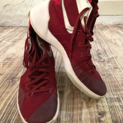 Nike Shoes | Nike Athletic Shoes High Tops | Color: Red/Silver | Size: 11.5