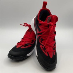 Nike Shoes | Nike Future Court 2 Basketball Shoes Kids Size 4.5 | Color: Black/Red | Size: 4.5b