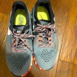 Nike Shoes | Nike Hiking Shoes, 8.5! | Color: Gray/Orange | Size: 8.5