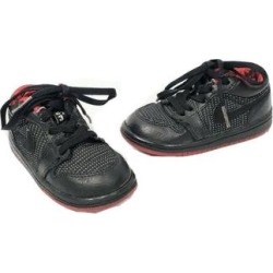 Nike Shoes | Nike Jordan Boys 1y Shoes Faux Leather Youth Boys | Color: Black | Size: 1b