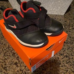 Nike Shoes | Nike Lebron Soldier Xii Shoes Toddler Boys Size 10 | Color: Black/Red | Size: 10b