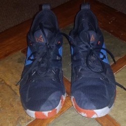Nike Shoes | Nike Pg 2 Basketball Shoes, Youth Size 6 | Color: Blue/Orange | Size: 6b