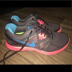 Nike Shoes | Nike Tennis Shoes Nike Sneakers | Color: Black/Blue/Pink | Size: 6.5