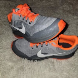 Nike Shoes | Orange & Gray Nike | Color: Gray/Orange | Size: 8