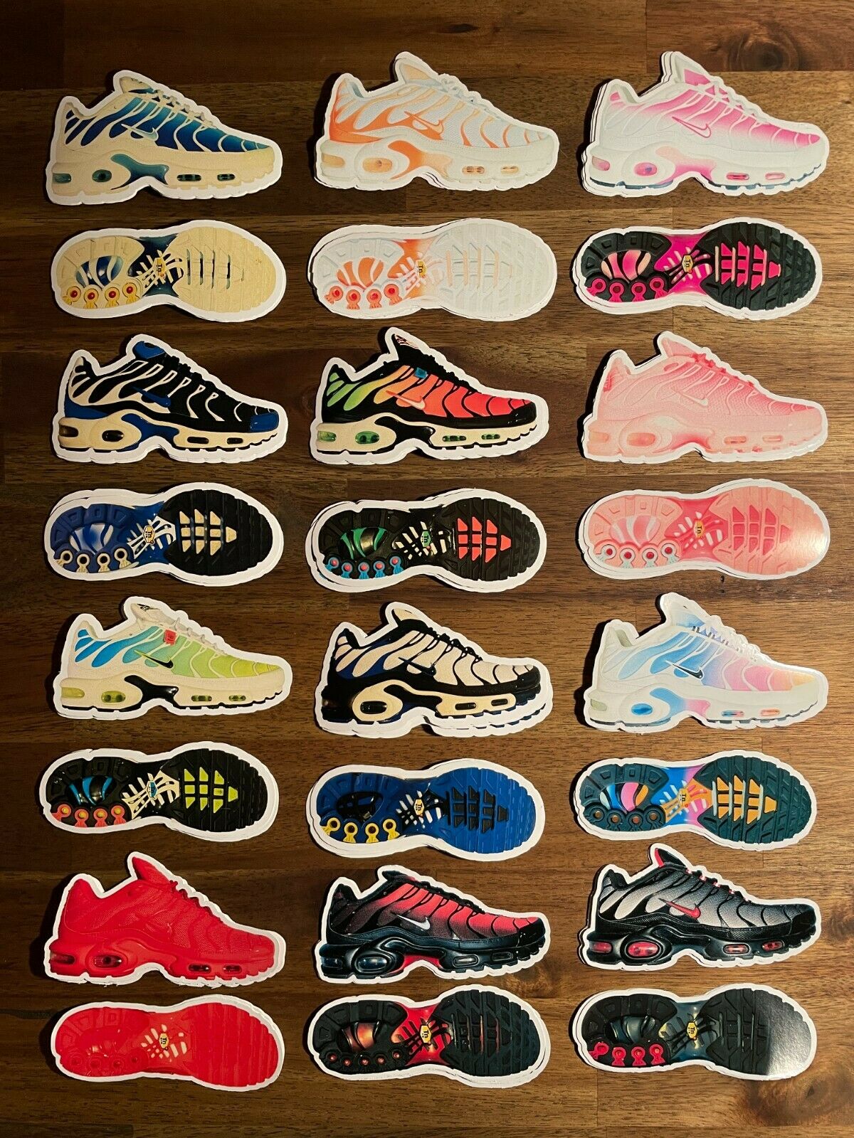 Nike Tn Tuned Air Max Shoe Stickers - 100mm 24x Sticker Pack VOLUME DISCOUNTS