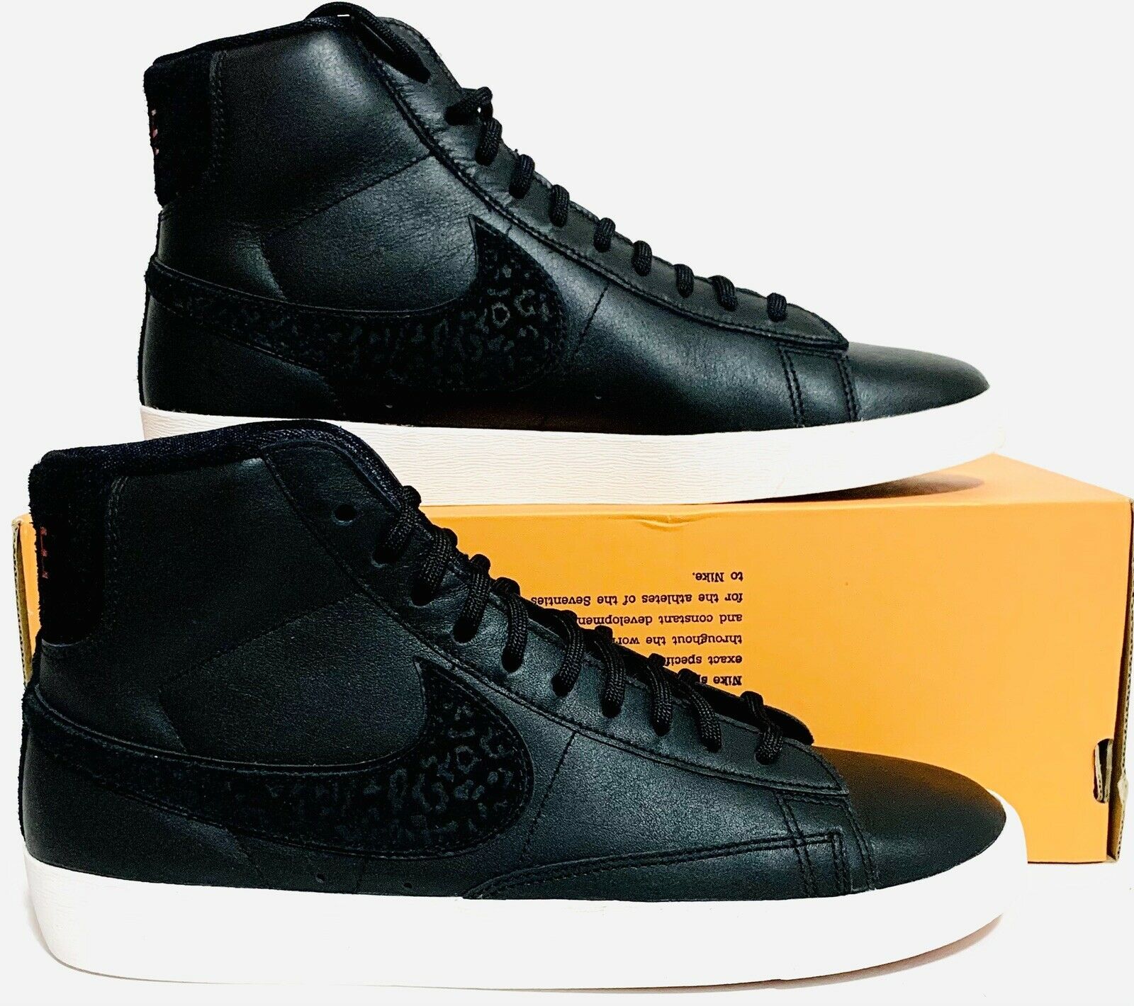 Nike Womens Blazer Mid Rebel Shoes Sz(9) Black/Sail BV6114-001 Rare NIOB