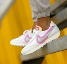 Nike Women's Daybreak Shoes White Pink Metallic Silver DA0983-100 Multi Size NEW