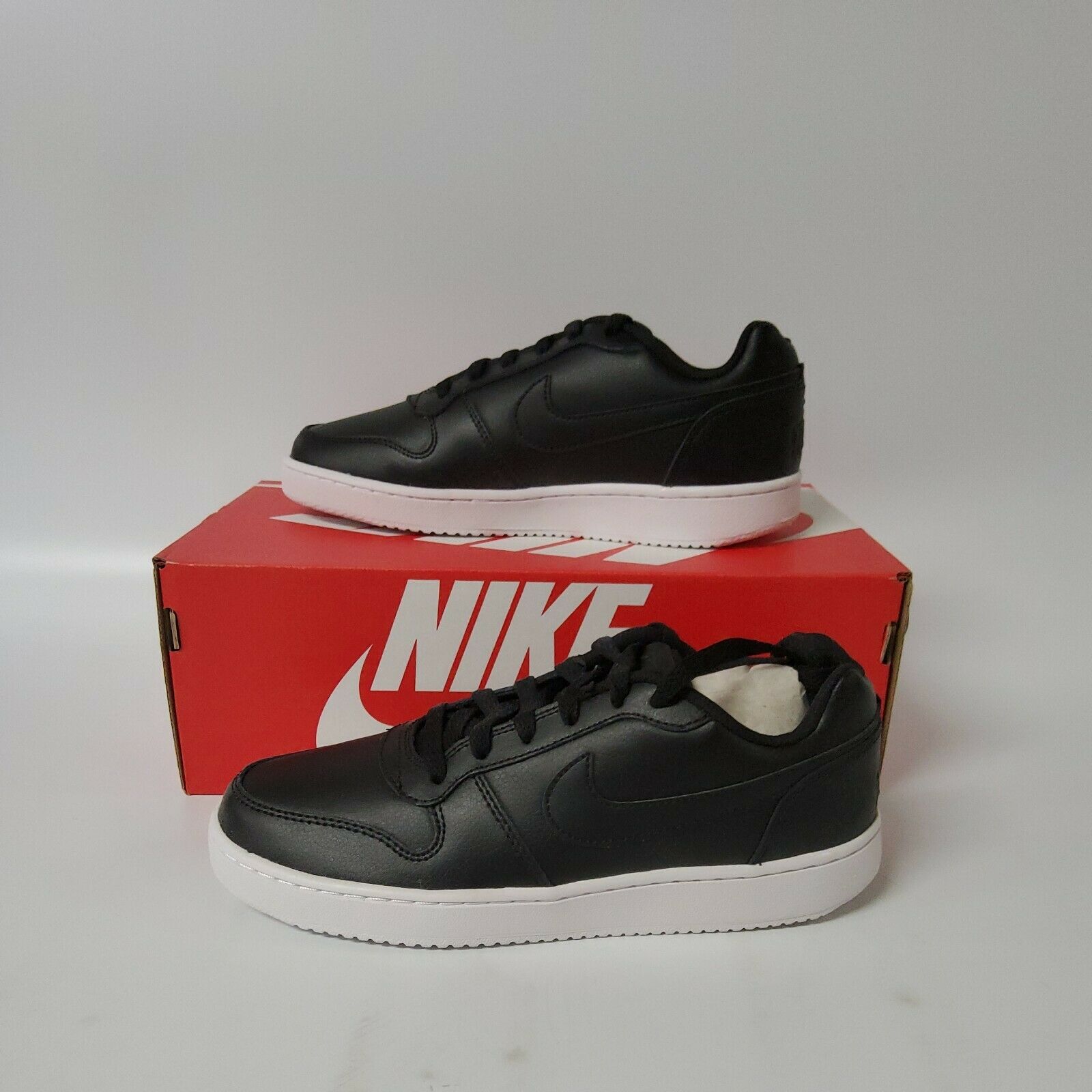 Nike Women's Ebernon Low Casual Shoes Black White AQ1779-001 NEW Size 8