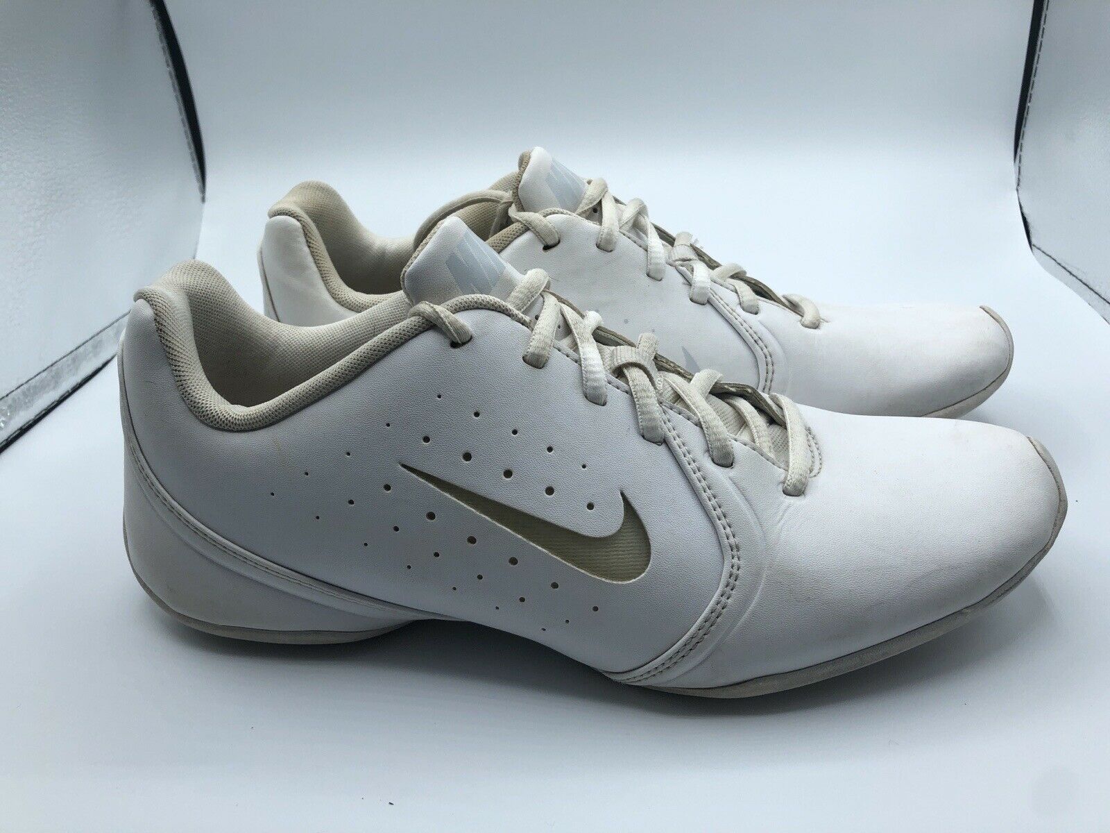Nike Women's Sideline 3 Insert 647937-100 White Cheerleading Lace Up shoes US 10