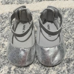 Nine West Shoes | Baby Dress Shoes | Color: Silver | Size: 2bb