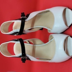Nine West Shoes | Leather Black And White Pumps | Color: Black/White | Size: 6.5