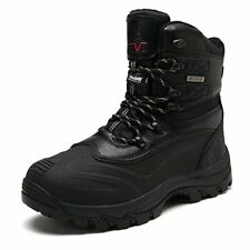 NORTIV 8 Men's Ankle Insulated Waterproof Winter Outdoor Hiking Snow Ski Boots